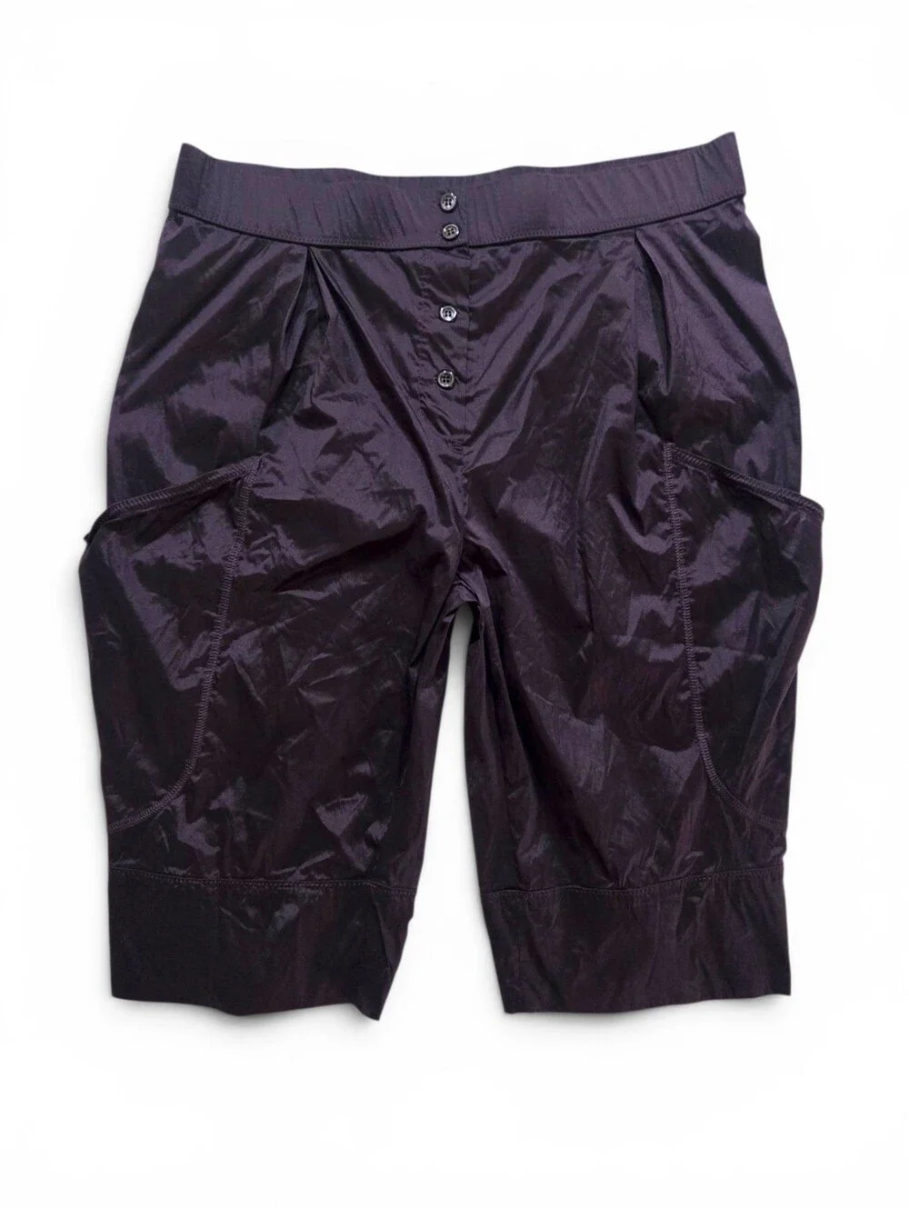 Vanessa Bruno Vtg Y2K Parisian Archive Cargo Capri Pants Tech Nylon Japan Rare